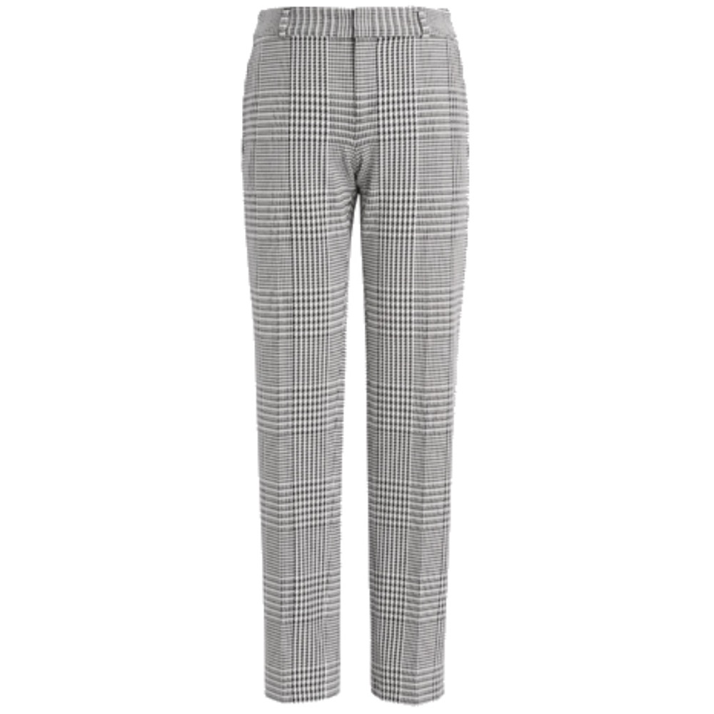 Banana Republic Petite Avery Straight Legged Pants in Plaid